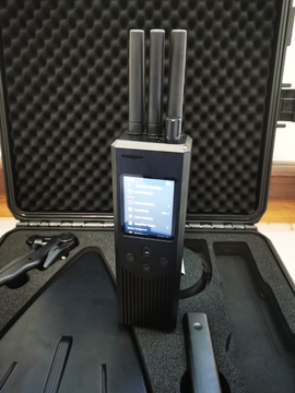 Black Drone Signal Detector Alarm Mode LED Indication Beep Sound Alarm 5% To 80% RH Humidity